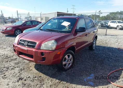 2007 Hyundai Tucson Gls z USA, uszkodzony, nr VIN KM8JM12B47U529186